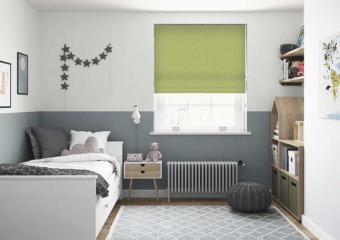 Nova, Lime - Twist&Fit Roman Blind - Image 5
